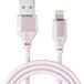 XO Design Câble de Données et de Charge USB-A - Lightning NB291, 18W, 1m, Rose