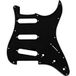 Gear4Music Guitarworks 11-Hole SSS Scratchplate Black