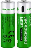 LogiLink AAA batterij (potlood) Li-ion 1.5 V 2 stuk(s)