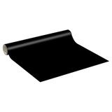 Ambiance Sticker Vinylsticker, rol per meter, voor interieurdecoratie, keukenmuur, zelfklevend, afneembaar, wasbaar, waterdicht, raam, meubels, slaapkamer, woonkamer, zwart, 60 cm x 50 m