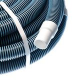 Vhbw Tuyau de piscine flexible pour piscine 15m - Connecteur 32mm - Résistant au chlore et aux UV - Compatible avec skimmer et aspirateur