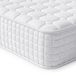 Vesgantti Matras, 24 cm hoog, H3, 90 x 200 cm, middelhard, 7-zones, pocketveringmatras, orthopedische pocketveringmatras, Öko-Tex-koudschuimmatras, wit, Tight Top