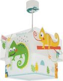 Dalber Happy Jungle Chameleon Jungle Animals Kinderhanglamp, 63312M, E27, kinderlampen, kinderkamer.