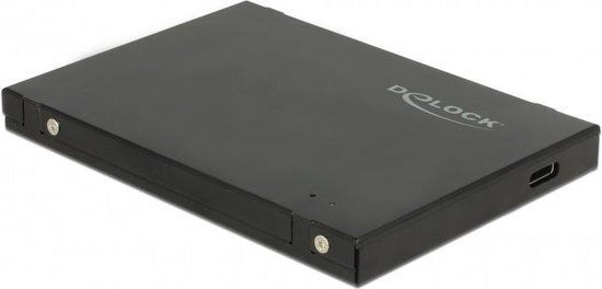 Delock Externe 2.5'' behuizing voor M.2 NVMe PCIe SSD - USB3.1 (USB-C) - Zwart