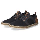 Rieker B5252 Mannen Marineblauw Leer Casual Schoenen Maat 42