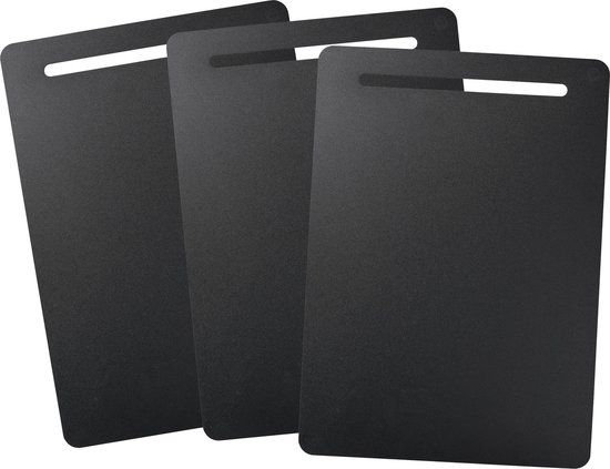 Fiskars Reserve-snijplanken voor de Fiskars-snijplanken-set, Functional Form, 3 stuks, kunststof, 35 x 25 x 0,5 cm, 1059231