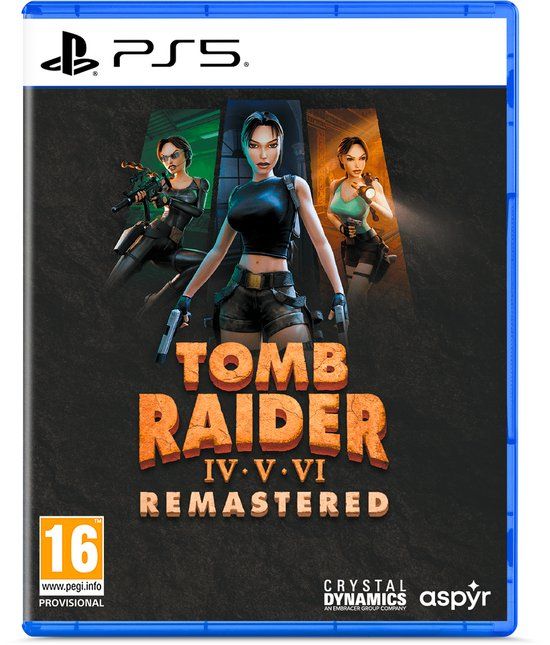 Tomb Raider IV-VI Remastered Starring Lara Croft - PS5 - Standard Edition - Blu-ray