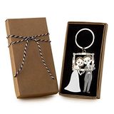 Mopec MA464 sleutelhanger bruidspaar Pop & Fun Fotocall in decoratieve geschenkdoos, meerkleurig