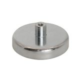 Ferrietpotmagneet met M5 binnendraad voor kunst, ambachten, modelmaken, doe-het-zelf en hobby's - 50mm dia x 10mm dik - 22.5kg pull
