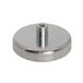 Ferrietpotmagneet met M5 binnendraad voor kunst, ambachten, modelmaken, doe-het-zelf en hobby's - 50mm dia x 10mm dik - 22.5kg pull