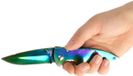 Bouwkern Homeij Apache Zakmes - RVS - Titanium Regenboogcoating