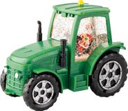 Lumineo Kerst Waterspinner Tractor met Muziek - 17 cm - Met LED