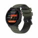 By Qubix Qubix - Siliconen Dot Pattern bandje - Donkergroen + zwart - Geschikt voor Garmin Approach S20