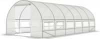 Viking Choice AP Onderdelen B.V. Tunnelkas - met ramen - 600x300x200 cm - wit