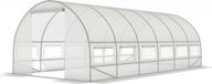 Viking Choice AP Onderdelen B.V. Tunnelkas - met ramen - 600x300x200 cm - wit