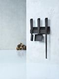 TT Haardset 3-delig - Deens Design - zwart - wandmodel - Edge 3 - houtkachel