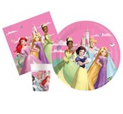 Tableware Disney Princess Create Your World Tableware Party Pack for 24 People (88 pcs)