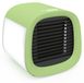 Mini-refroidisseur d'air, refroidissement par évaporation, 4 vitesses, vert, adapté pour bureau et camping