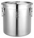 Conteneurs de stockage avec couvercle - 33 litres - Pour la conservation des aliments - Forme cylindrique