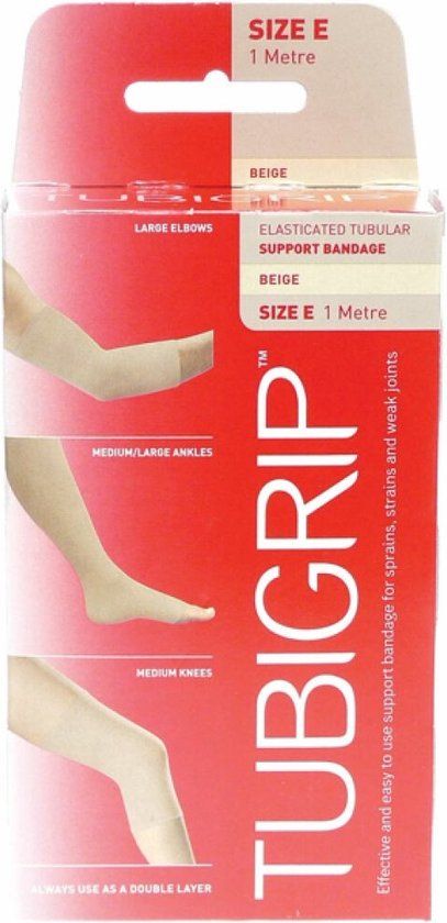 Tubigrip E - beige - 1 maat - Brace