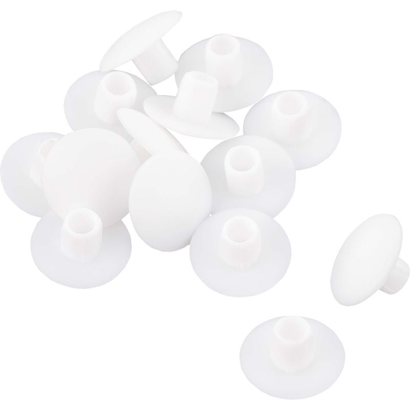 Toolstation Afdekkap kunststof wit Ø4mm (20 Stuks)