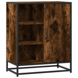 VidaXL Dressoir, 62x35x76 cm, bewerkt hout, gerookt eikenkleurig