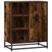VidaXL Dressoir, 62x35x76 cm, bewerkt hout, gerookt eikenkleurig