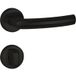 Hermat BASIC 09 arrêt de porte acier inoxydable, WC - salle de bain noir mat