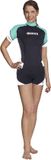 Mares Rash Guard Trilastic She Dives Dames Uv-werend T-shirt Met Lange Mouwen Zwart 2XL