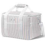HOEL Koeltas voor eten en dranken, geïsoleerde thermotas, lunchtas, waterdicht en lekvrij, isoleertas voor auto en winkelen, picknicktas, lunchtas