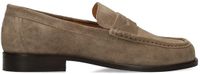 Manfield Heren Taupe Suède Loafers Maat 46