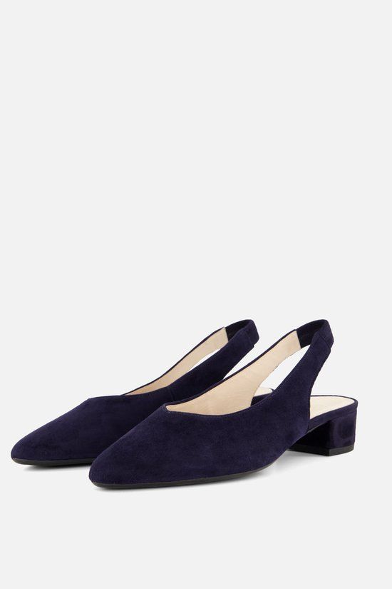 Gabor Slingbacks Blauw Suède
