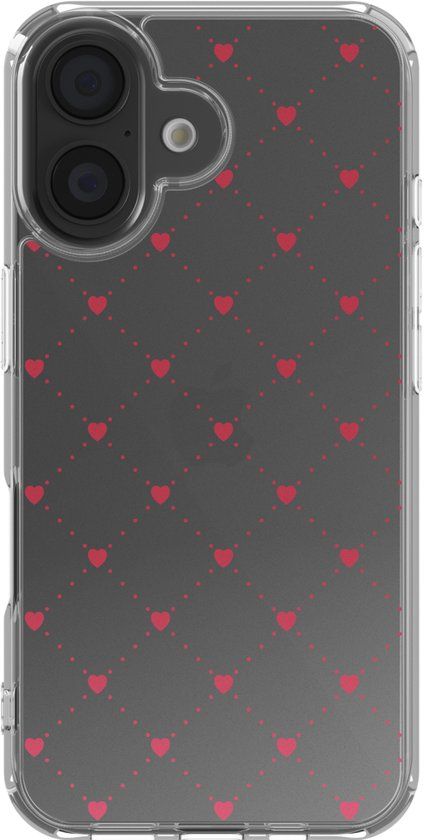 imoshion Hoesje - Geschikt voor Apple iPhone 16 - Design hoesje - Crush Check
