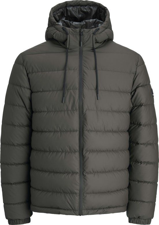 Jack & Jones JCOPOINT Puffer Jacket - Donkergrijs - Maat L