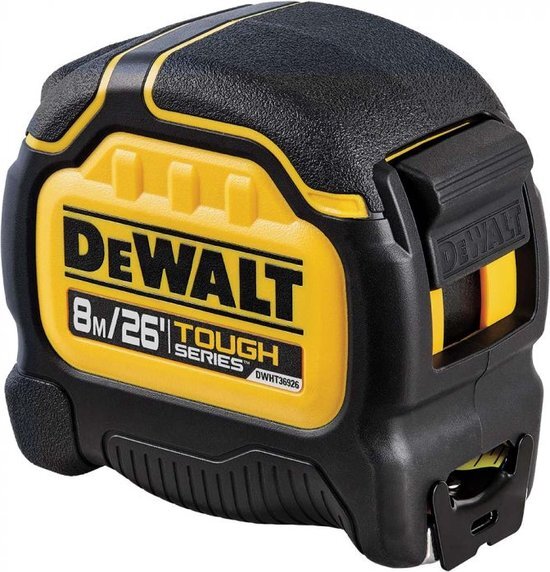 DeWalt Rolmaat 8M Meter | Tough Series | DWHT36928-0 | Verwijderbare Magneet