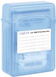 LogiLink Blauwe plastieken beschermdoos voor 2 x 2,5" HDD