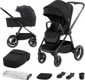 Kinderkraft NEA - Poussette 2en1 jusqu'à 22 kg - Noir