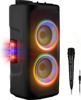 Denver TSP-353 Bluetooth Party Speaker - Black - 400W - Includes Microphone
