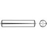 TOOLCRAFT TO-5378712 Gekerfde conische pen 6 mm RVS A1 100 stuk(s)