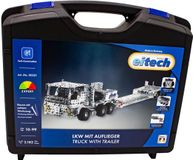 Eitech® Bouwdoos – Vrachtwagen met Dieplader – 2182-delig – Metalen Bouwpakket met Gereedschap – Constructiespeelgoed – Vanaf 10 Jaar