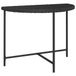 vidaXL Tuintafel 100x50x75 cm poly rotin noir