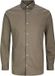 Jack & Jones Overhemd Jprblaparker Shirt L/s Noos 12227385 Demitasse/slim Fit Mannen Maat - M