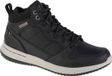 Skechers Delson Selecto 65801-BLK Mannen Zwart Leer Hoge Sneakers Maat 41