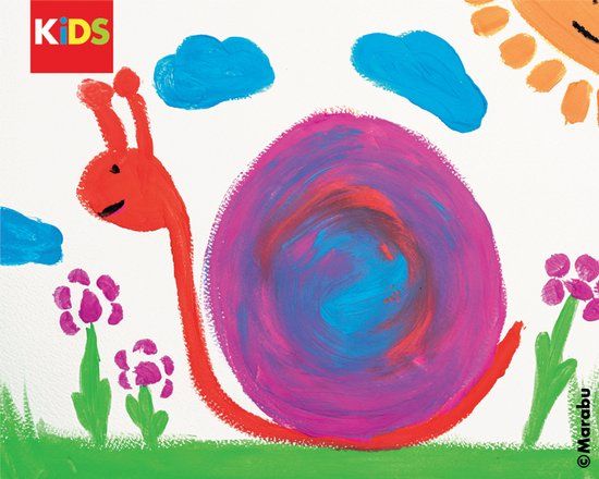 Marabu KiDS Knutselverf Little Artist, 75 ml, bruin