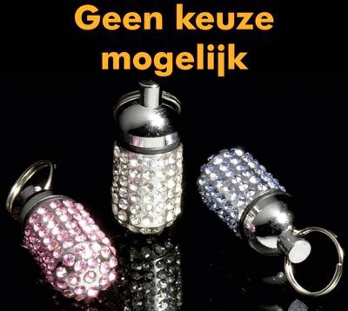 FLAMINGO Karlie Adreskoker Zilver Strasssteentjes - 15x8 mm
