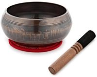Gear4music Life 17.5cm Ornate Brass Singing Bowl 1500g