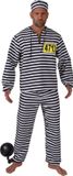 Magic Design Verkleedkleding Boef Polyester Zwart/wit Maat S