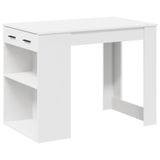 VidaXL Keuken- & Eettafel Wit 1020 mm x 775 mm