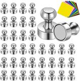 Omtofo 38 stuks neodymiummagneten extra sterk 12 x 16 mm minimagneten, magneten voor magneetborden, sterke magneten voor koelkasten, prikborden, prikborden, whiteboards (niet geschikt voor glasmaterialen)