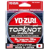 Yo-Zuri Topknot Mainline 200 yd zinkende lijn, natuurlijk duidelijk, 7,3 kg